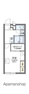レオパレススプリング【2階】の間取り