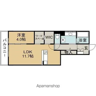 グランシャリオ【1階】の間取り