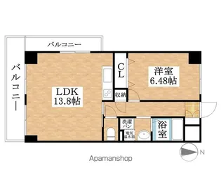 セルテスⅢ【603号室】の間取り