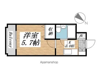 メゾン・ド・青山【1階】の間取り