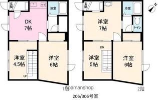 メゾンアメニティ【206号室】の間取り