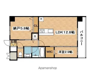 スプランディッドライズ新大阪ノース【5階】の間取り