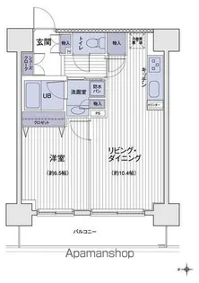 エスティメゾン大島【12階】の間取り
