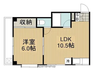 ルナ井荻【203号室】の間取り