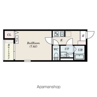 Katze中村日赤(カッツェナカムラニッセキ)【2階】の間取り