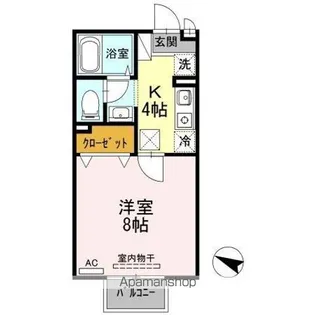 セジュール上ノ山 A棟【1階】の間取り