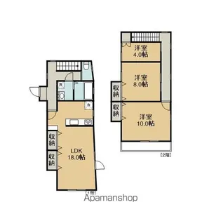 CRYSTAL(クリスタル)Ⅰ【B号室】の間取り