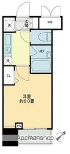クロスレジデンス蒲田【6階】の間取り