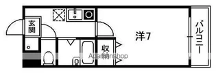 エクセレント秋桜【206号室】の間取り