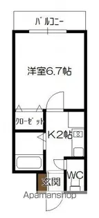 アクシス翠町【3階】の間取り