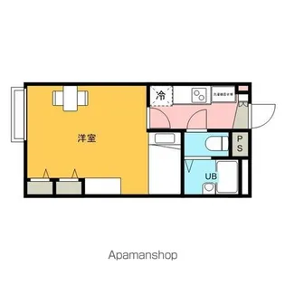 1Kの間取り画像