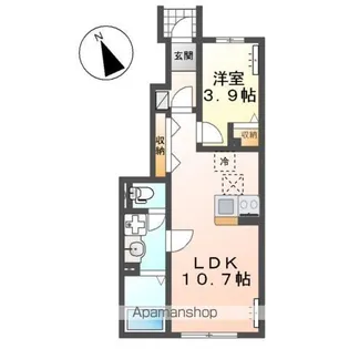 NEO RISE【1階】の間取り