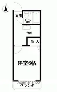 コーポ高千穂【203号室】の間取り