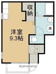メトロコート六丁の目【101号室】の間取り