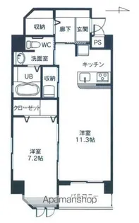 ジュエル15【401号室】の間取り