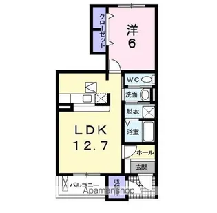 セレノ新白河Ⅰ【1階】の間取り