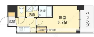 エスリードレジデンス ザ・グラン大阪福島クラス【9階】の間取り