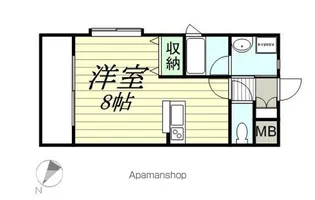 エルミタージュ川内【3階】の間取り