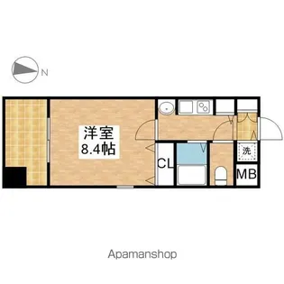 プレサンス泉セントマーク【7階】の間取り