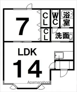 スペースひびき野Ⅰ【205号室】の間取り