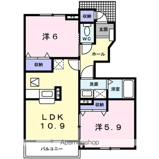 昴【1階】の間取り