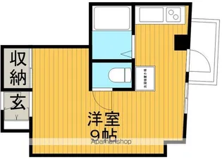 光ハイツ【2階】の間取り