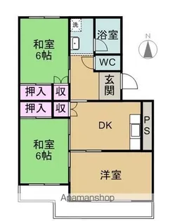 メゾン東大垣【D103号室】の間取り