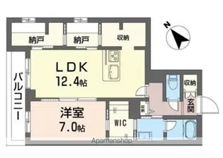 D COURT(ディーコート)【301号室】の間取り