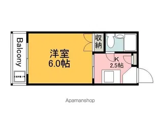 ASSOCIE中広【504号室】の間取り
