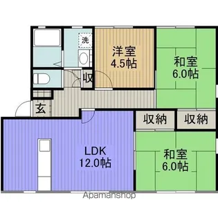 アメニティ原田B【2階】の間取り