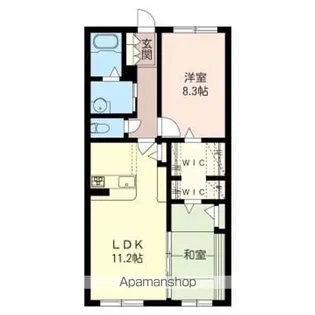 リラフォートイーストⅡ【103号室】の間取り