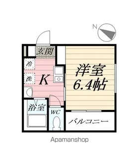 MELLAS大和【1階】の間取り