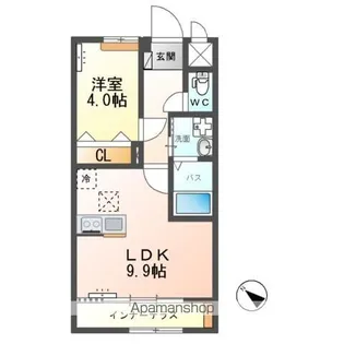 グラティテュード・K【1階】の間取り