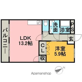 クレマチス【1階】の間取り