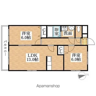 プリミエール下山【3階】の間取り