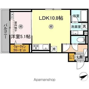 アベリアII番館【2階】の間取り