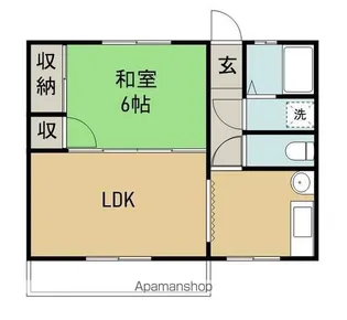 村上ハイツ【2階】の間取り