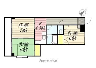 コーポラス幸武106【3階】の間取り