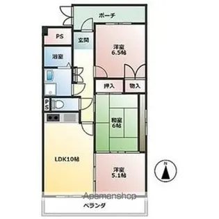 アプレシエ【4階】の間取り