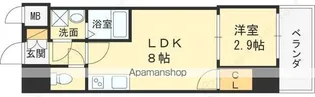 GARDENIA城北公園【7階】の間取り