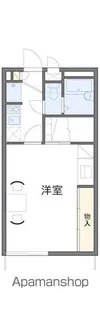 レオパレス有明【2階】の間取り