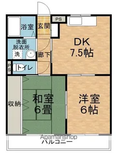 シャルマンハイツマルト【101号室】の間取り