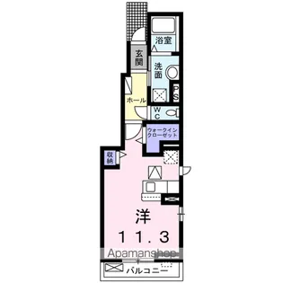 ヴィラリンドバーグ【1階】の間取り