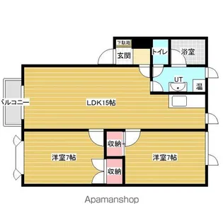 ハイムFU5【2階】の間取り