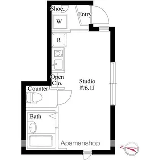 アーベンス池袋【1階】の間取り