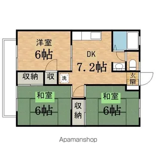 クレストヴィラ【2階】の間取り