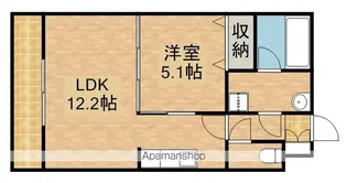 パルテール【1階】の間取り