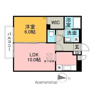 ファミリア・ガーデン A棟【101号室】の間取り