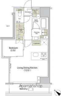 ザ・パークハビオ江古田【7階】の間取り