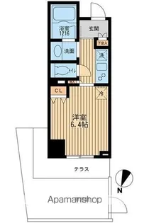 クリオ上野毛ラ・モード【1階】の間取り